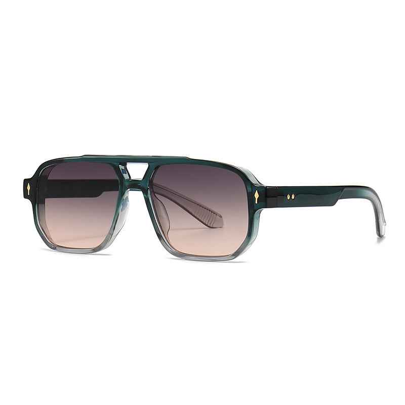 Polarized Horizon Sunglasses for UV Protection Black Gray Green