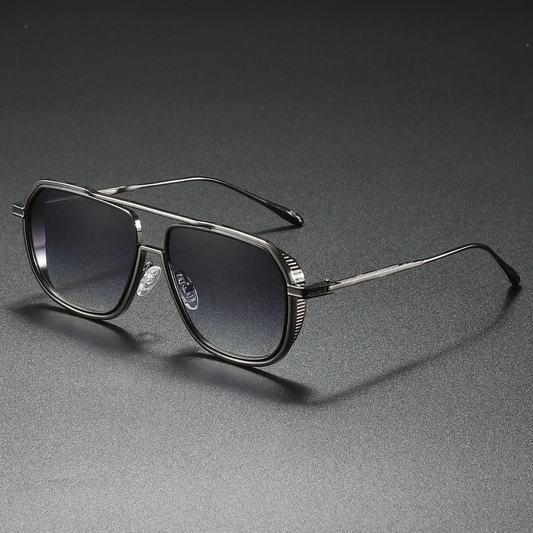 Stylish Mykonos-Inspired Sunglasses Black Gray