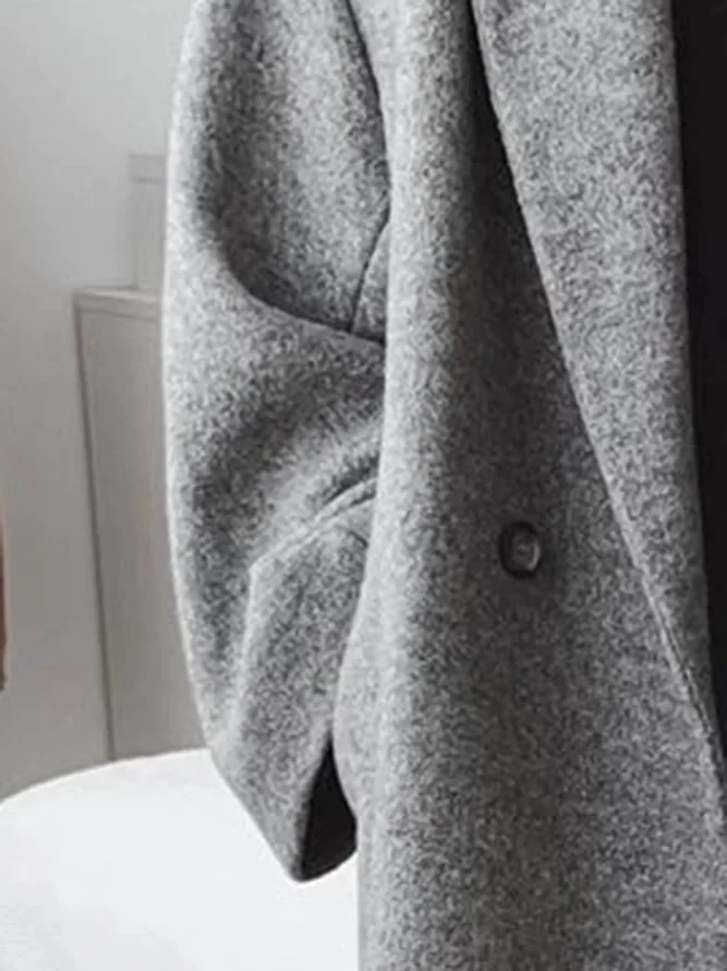 Women's Coat Brown Winter Grey