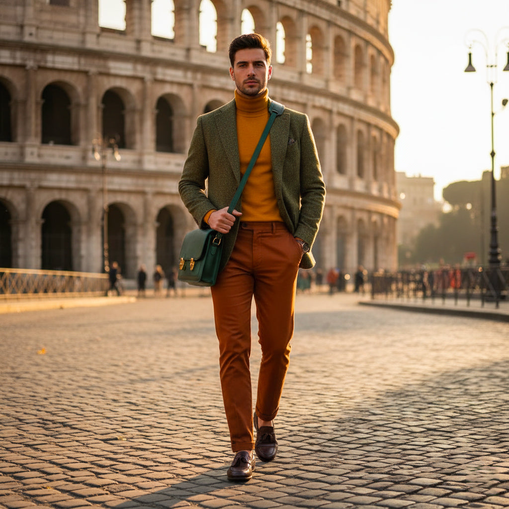 The Modern Gentleman: Autumn Style on the Streets of Rome