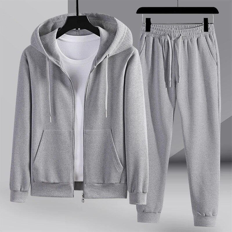 Cozy Waffle-Knit Loungewear Set