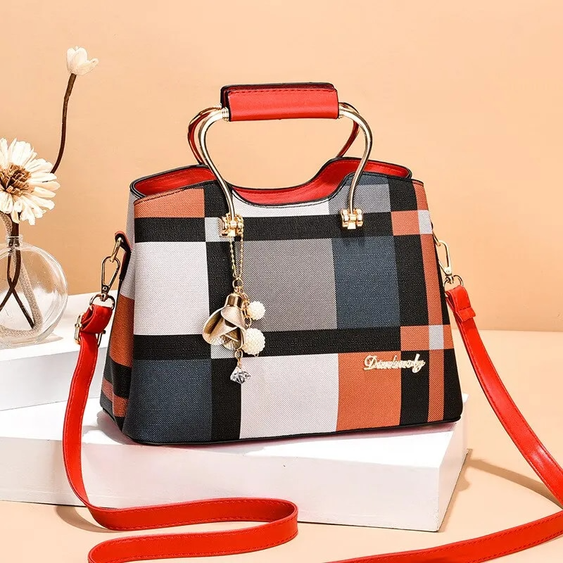 Stylish Leather Crossbody Bag for Everyday Use Red