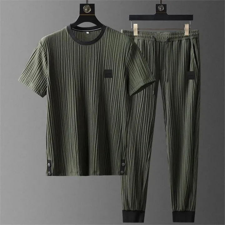 Cool Ice Silk Two-Piece Set