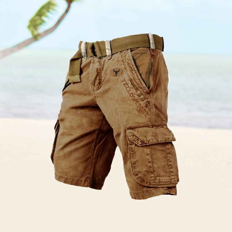 Logan | Versatile Cargo Shorts for Comfort and Style Brown