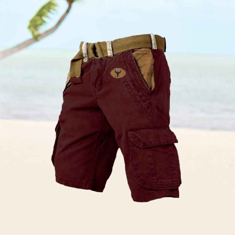 Logan | Versatile Cargo Shorts for Comfort and Style Red