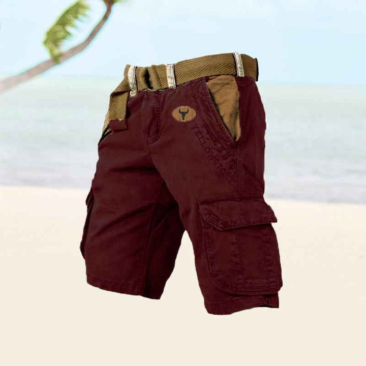 Logan | Versatile Cargo Shorts for Comfort and Style Red