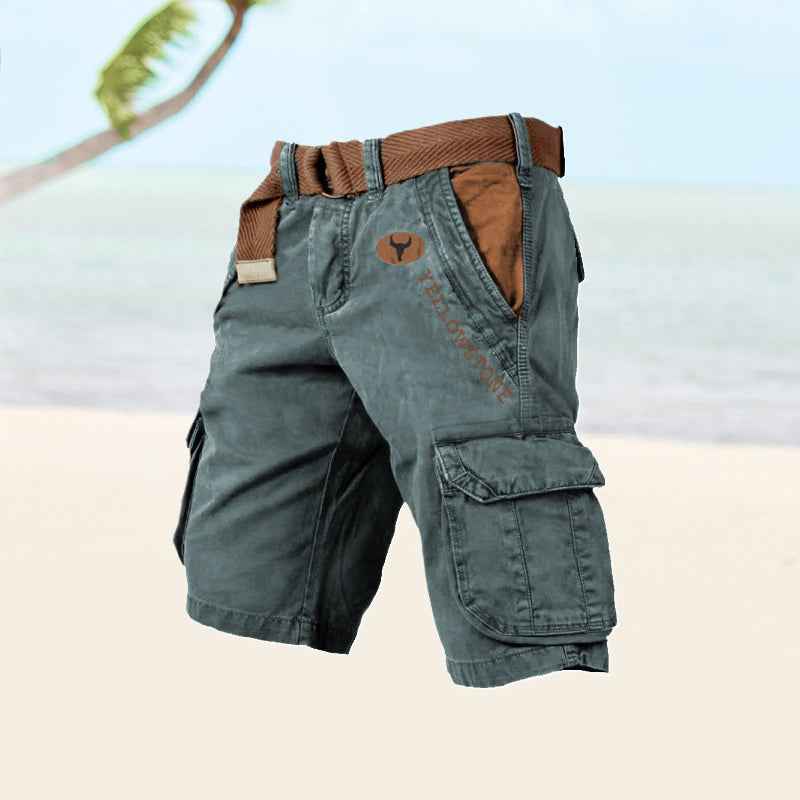 Logan | Versatile Cargo Shorts for Comfort and Style Blue