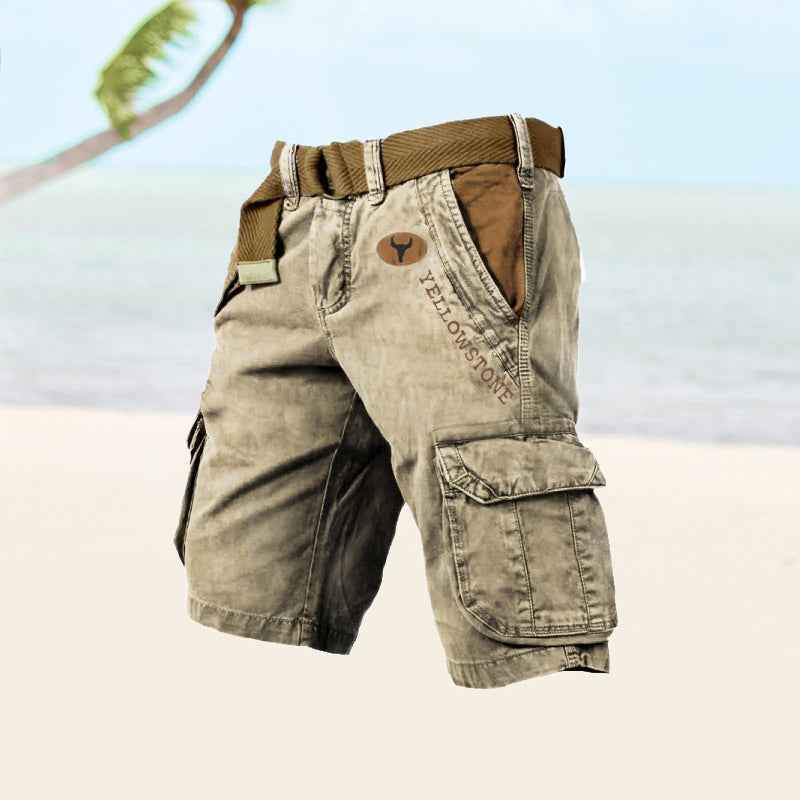 Logan | Versatile Cargo Shorts for Comfort and Style Khaki