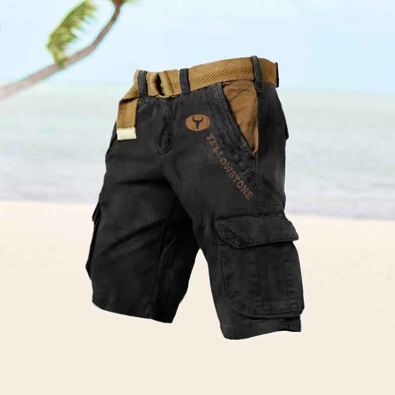 Logan | Versatile Cargo Shorts for Comfort and Style Black