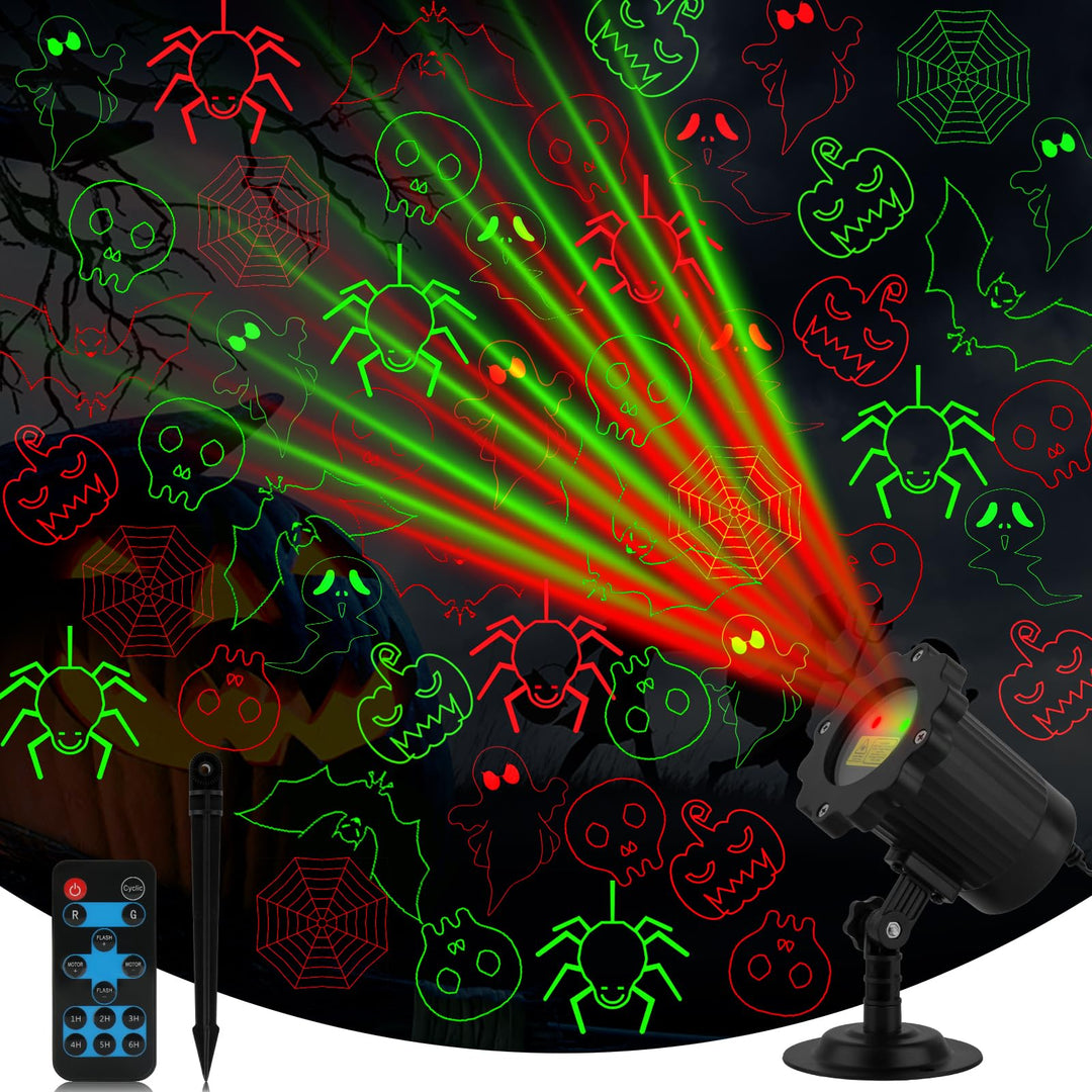 Halloween's Outdoor Laser Projector with Remote Control for Displays Halloween