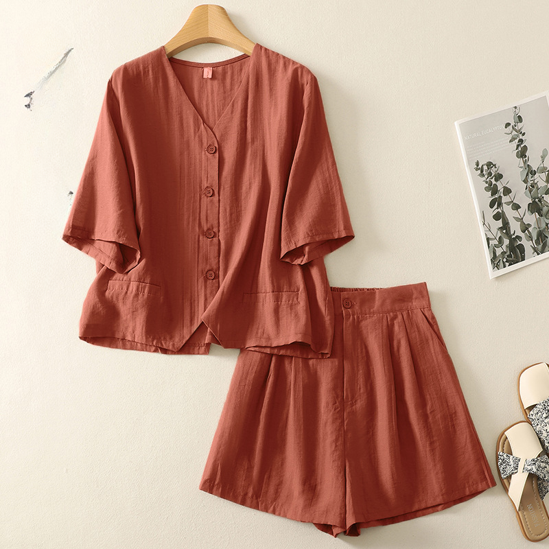 Linen Bedding Set - Soft and Stylish Cinnamon