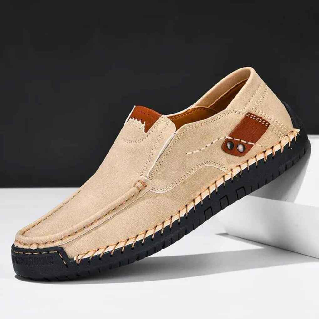 Men's Slip-On Shoes with Arch Support for Enhanced Balance