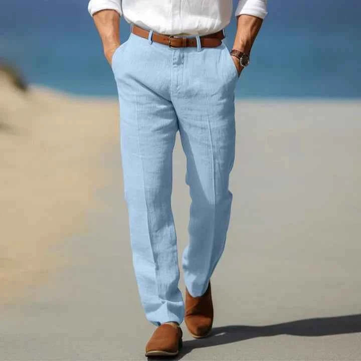 Men's Relaxed Fit Pants Blue