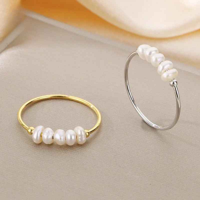 Baroque Pearl Embellished Ring