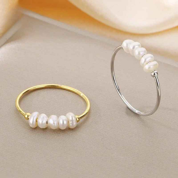 Baroque Pearl Embellished Ring