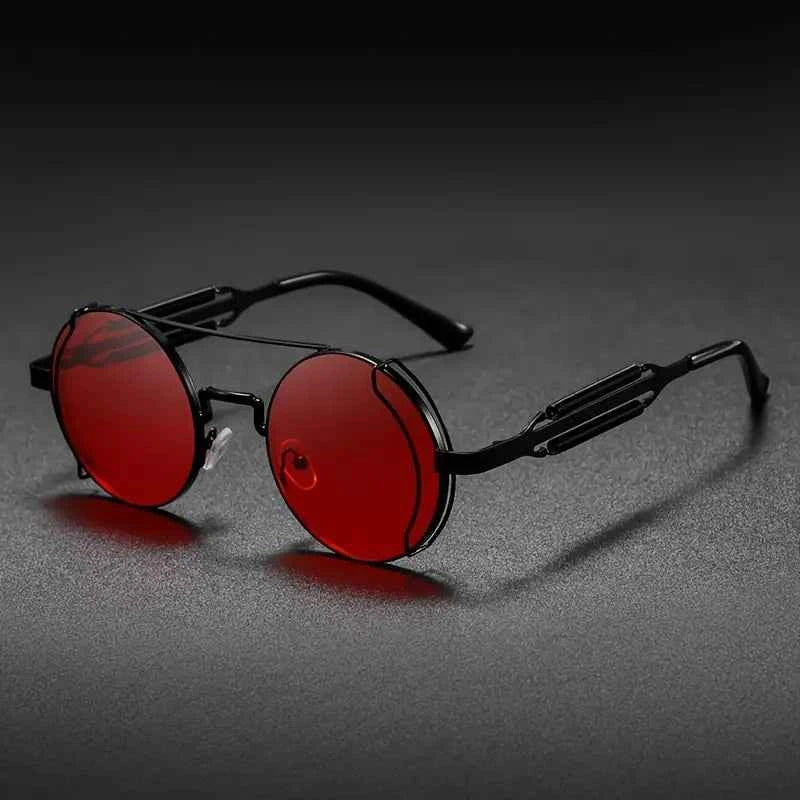 Polarized MechEdge Sunglasses for Ultimate UV Protection Black Red