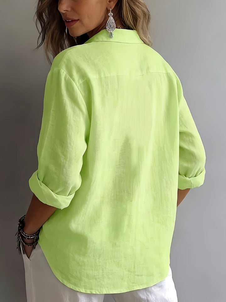 Women's Relaxed Collared Blouse
