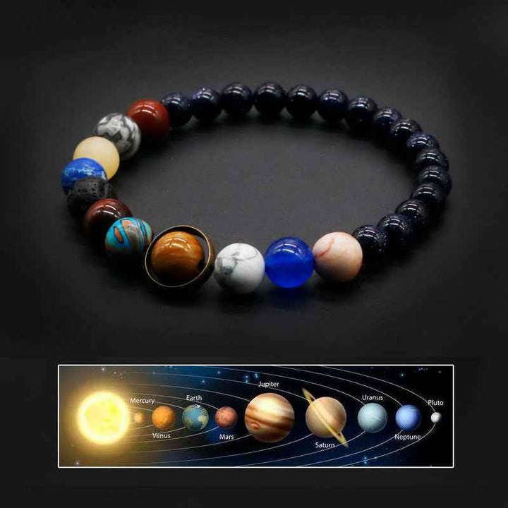 Natural Stone Solar Bracelet