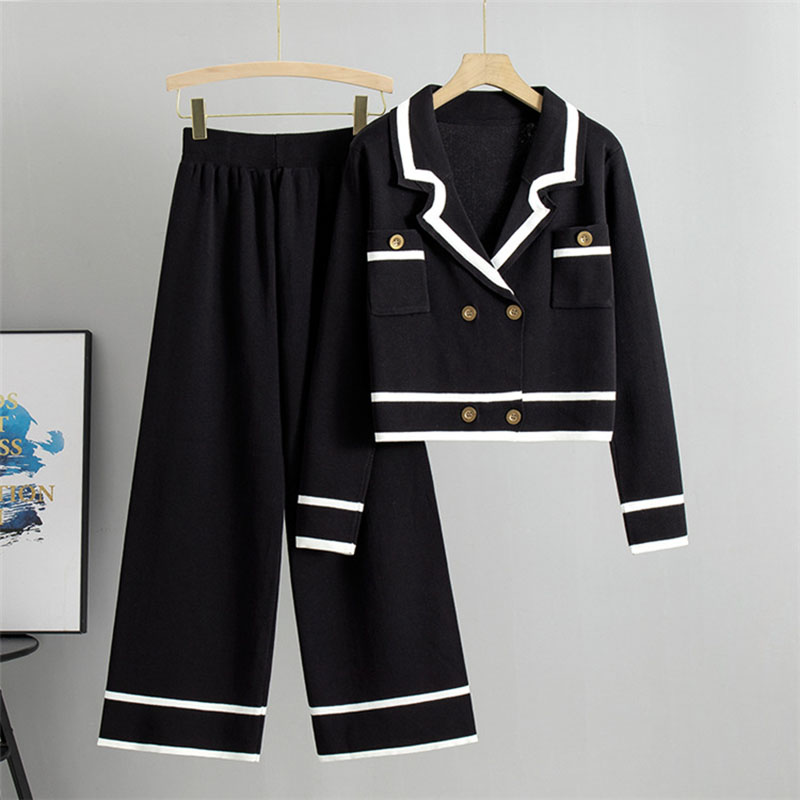 Chic 2-Piece Fashion Set Black
