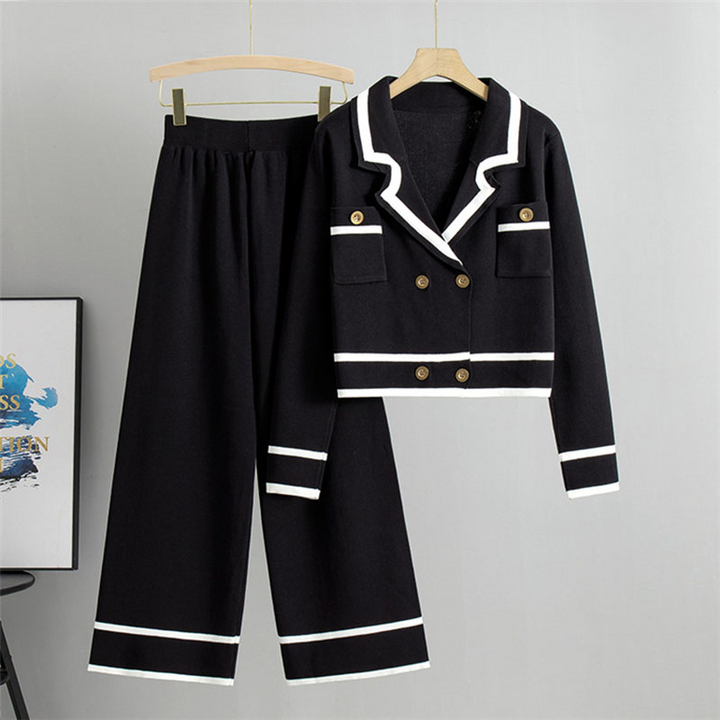 Chic 2-Piece Fashion Set Black