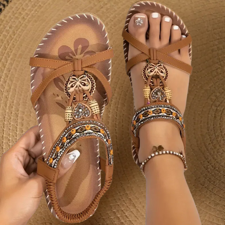 Tara | Orthopedic Sandals Brown