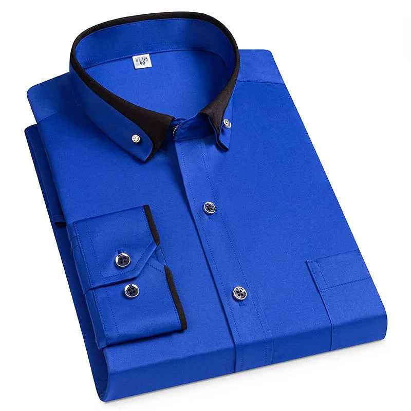 Men's Wrinkle-Free Shirt Blue