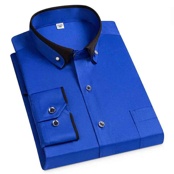 Men's Wrinkle-Free Shirt Blue