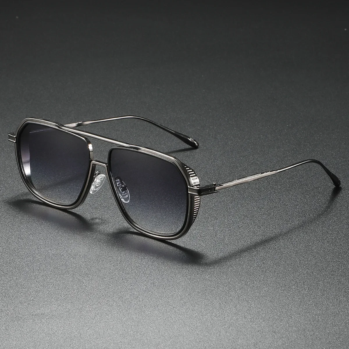Stylish Mykonos-Inspired Sunglasses Black Gray