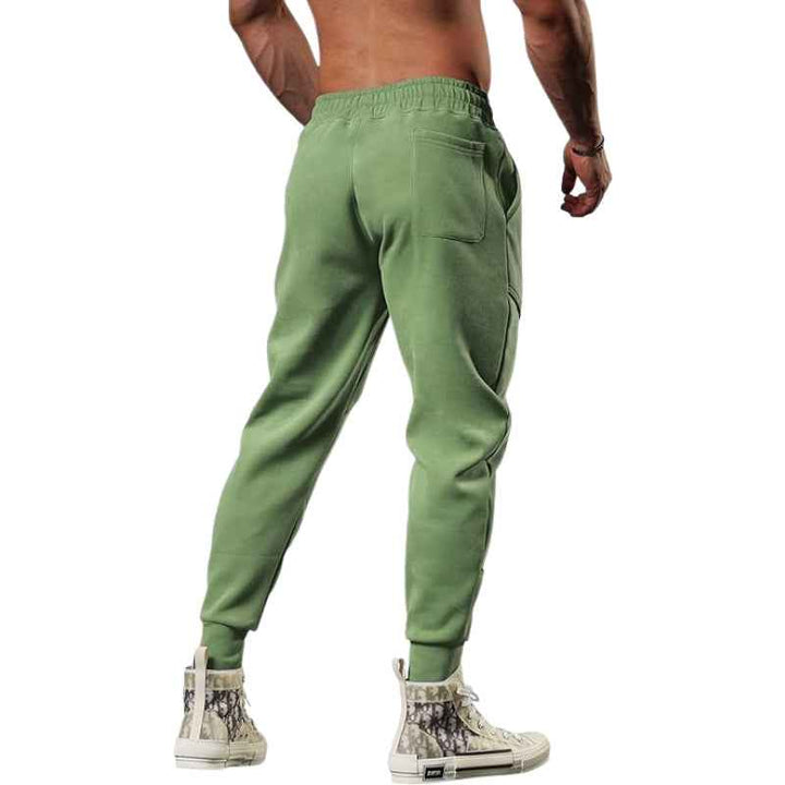 Men's Lightweight Cargo Fleece Jogging Pants - Tapered Fit