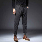 Men's Prestige Slacks - Elegant Tailored Trousers Slate