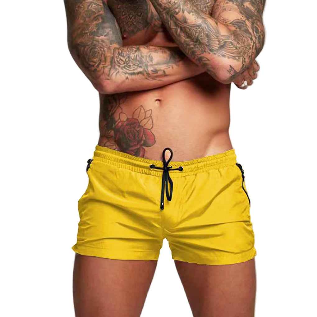Men's Quick-Dry Swim Trunks Yellow