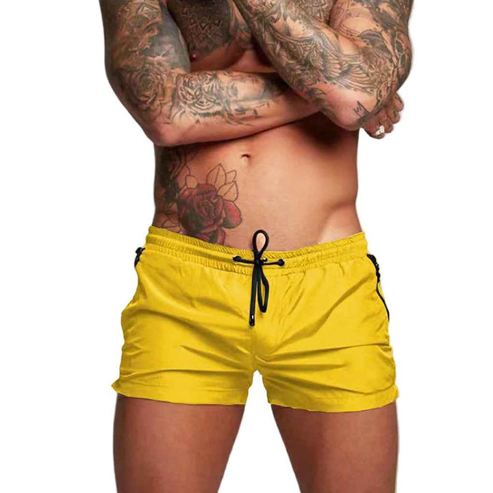 Men's Quick-Dry Swim Trunks Yellow