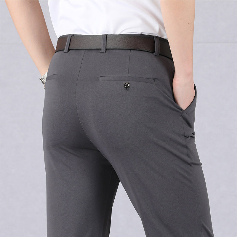 Men's Stretch Waterproof Non-Iron Pants Gray