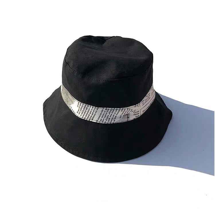 Japanese street hats on both sides Black