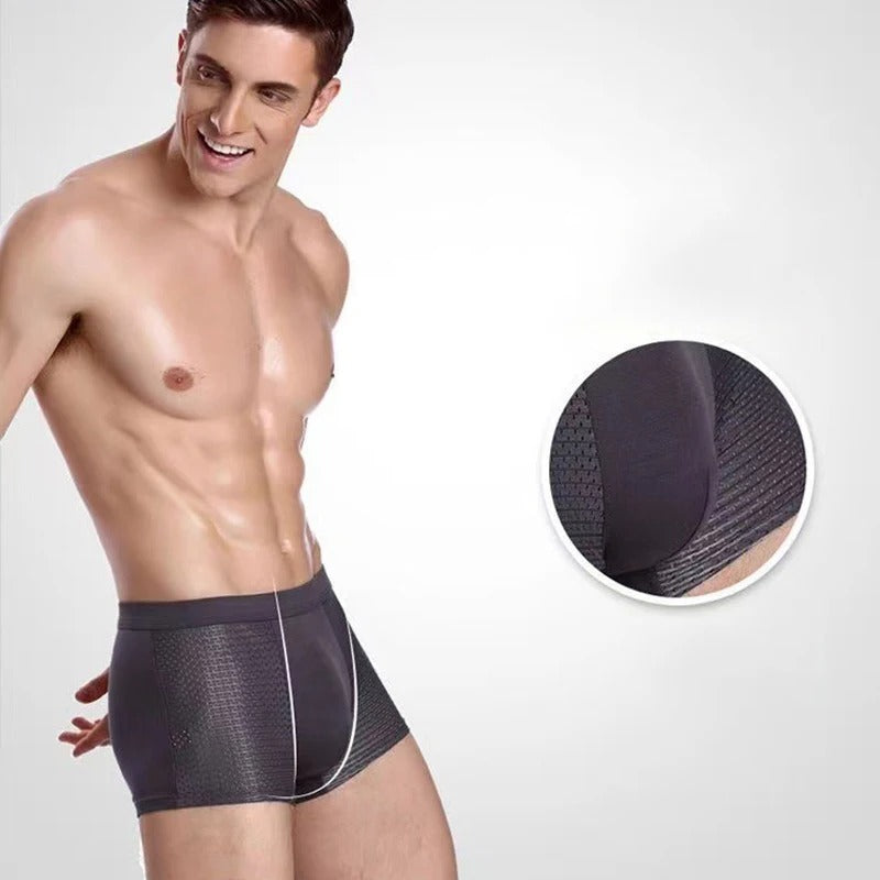 Men's Breathable Mesh Boxer Shorts 5-Pack