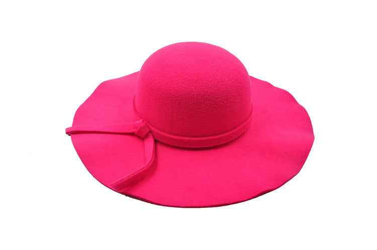 Jazz Hat for Women - Stylish Spring & Autumn Accessory, Perfect for Winter Outfits Rose red