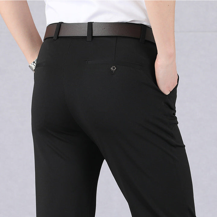Men's Stretch Waterproof Non-Iron Pants Black