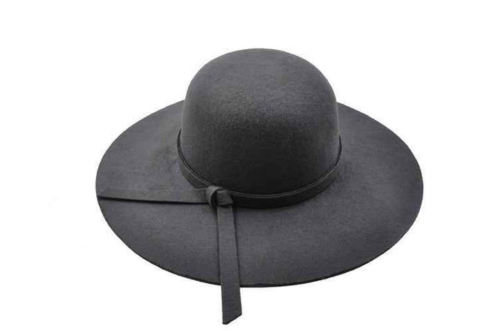 Jazz Hat for Women - Stylish Spring & Autumn Accessory, Perfect for Winter Outfits Dark grey