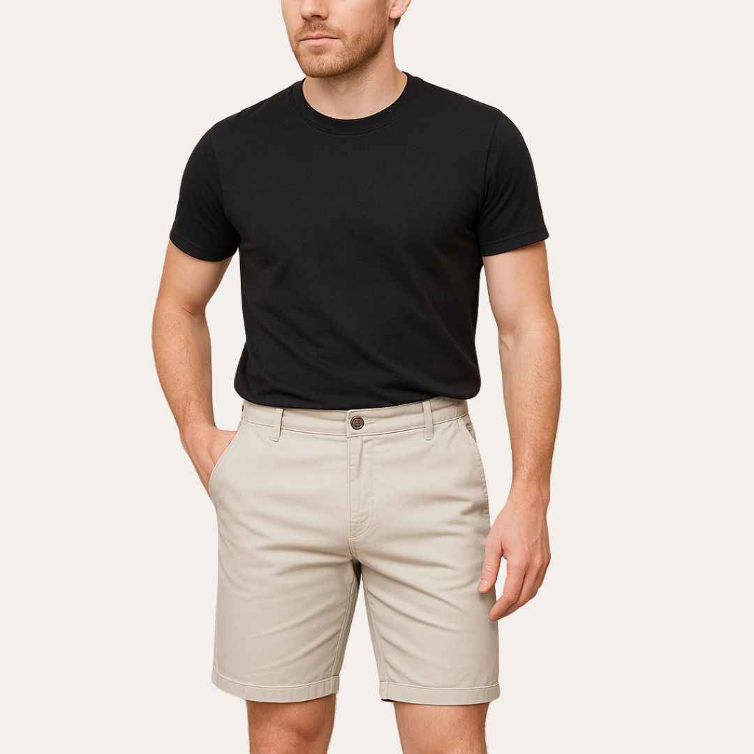 Men's Classic Fit Shorts – Breathable Mid-Length Casual Style