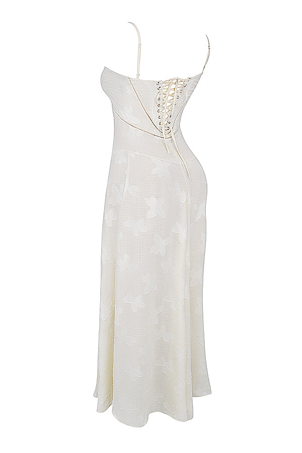 Charline | Women's Elegant Embroidered Maxi Dress