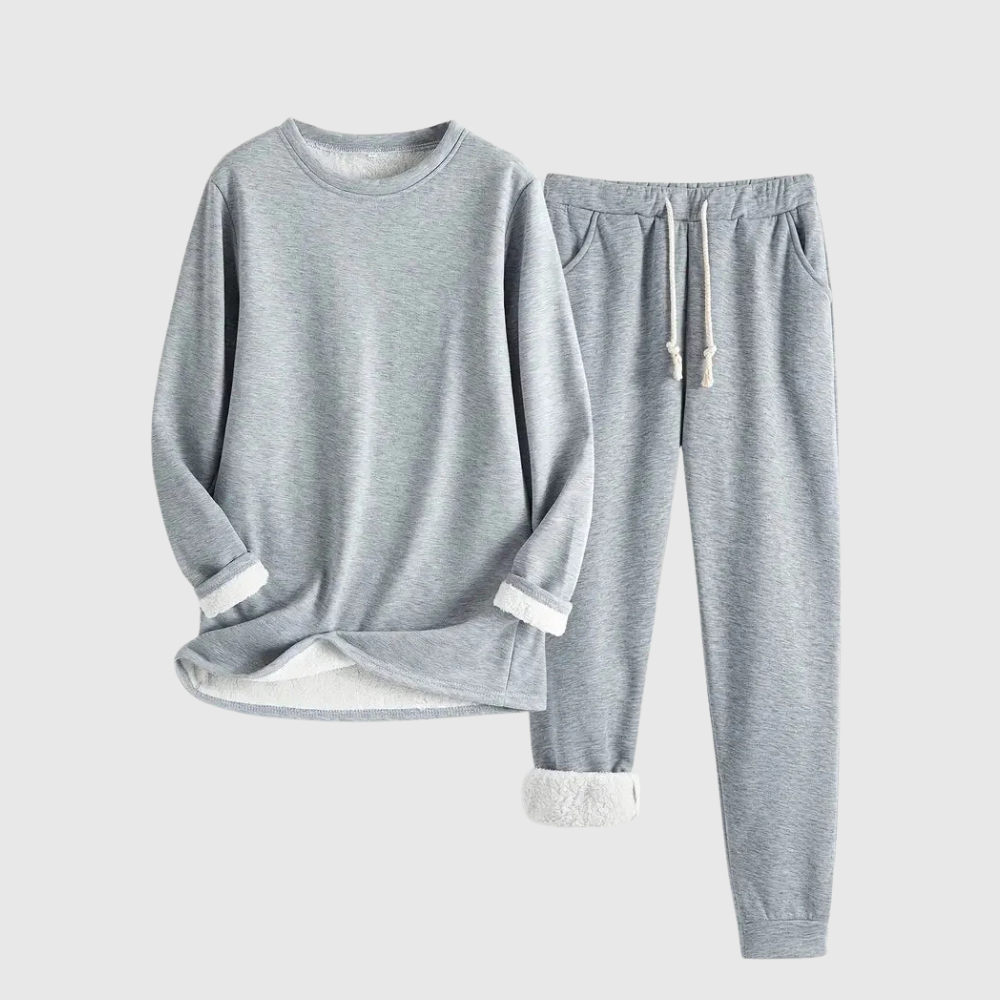 Women's Comfortable Lounge Set Light Gray