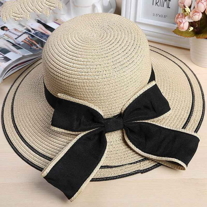 Women s Sun Protection Hat Big Brim Beach Hat Beige