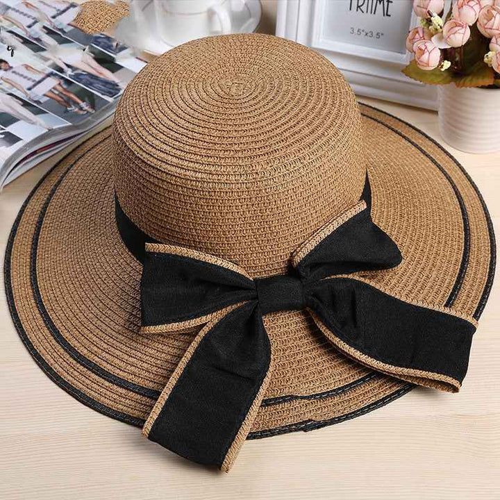 Women s Sun Protection Hat Big Brim Beach Hat Khaki