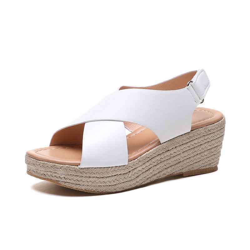 Rubber Viscose Shoes Side And Back Women's Sandals