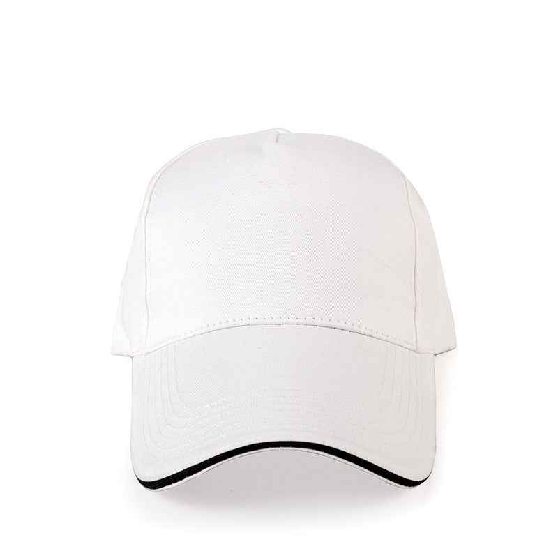 Custom Embroidery Baseball Caps for Men, Women &amp; Kids White