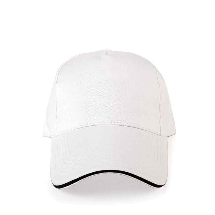 Custom Embroidery Baseball Caps for Men, Women &amp; Kids White