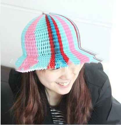 Magic Vase Hat Wholesale Ever-Changing Paper Hat Sun Hat Tourist Attraction