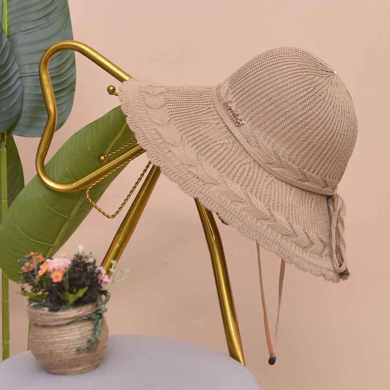 Fashion Summer Hat, Sun Hat, Beach Hat Khaki