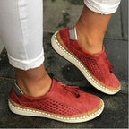 Women's Breathable Slip-On Shoes Red