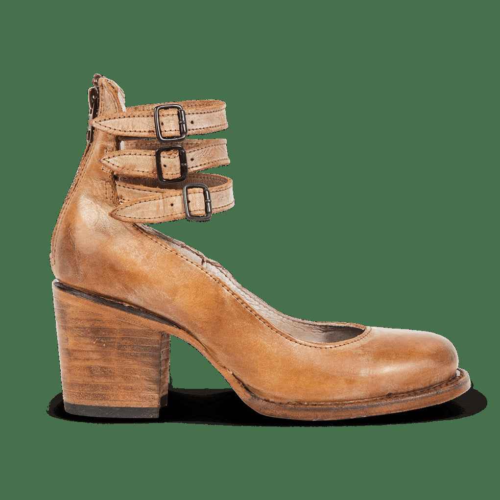 Three-Breasted Women's High-Heel Pumps With Snake Print